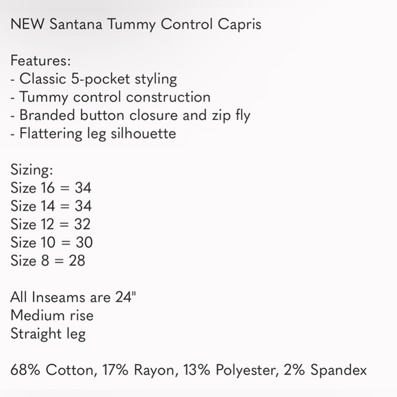 Santana cropped stretch jeans - Picture 2 of 5